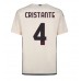 Günstige AS Roma Bryan Cristante #4 Auswärts Fussballtrikot 2023-24 Kurzarm